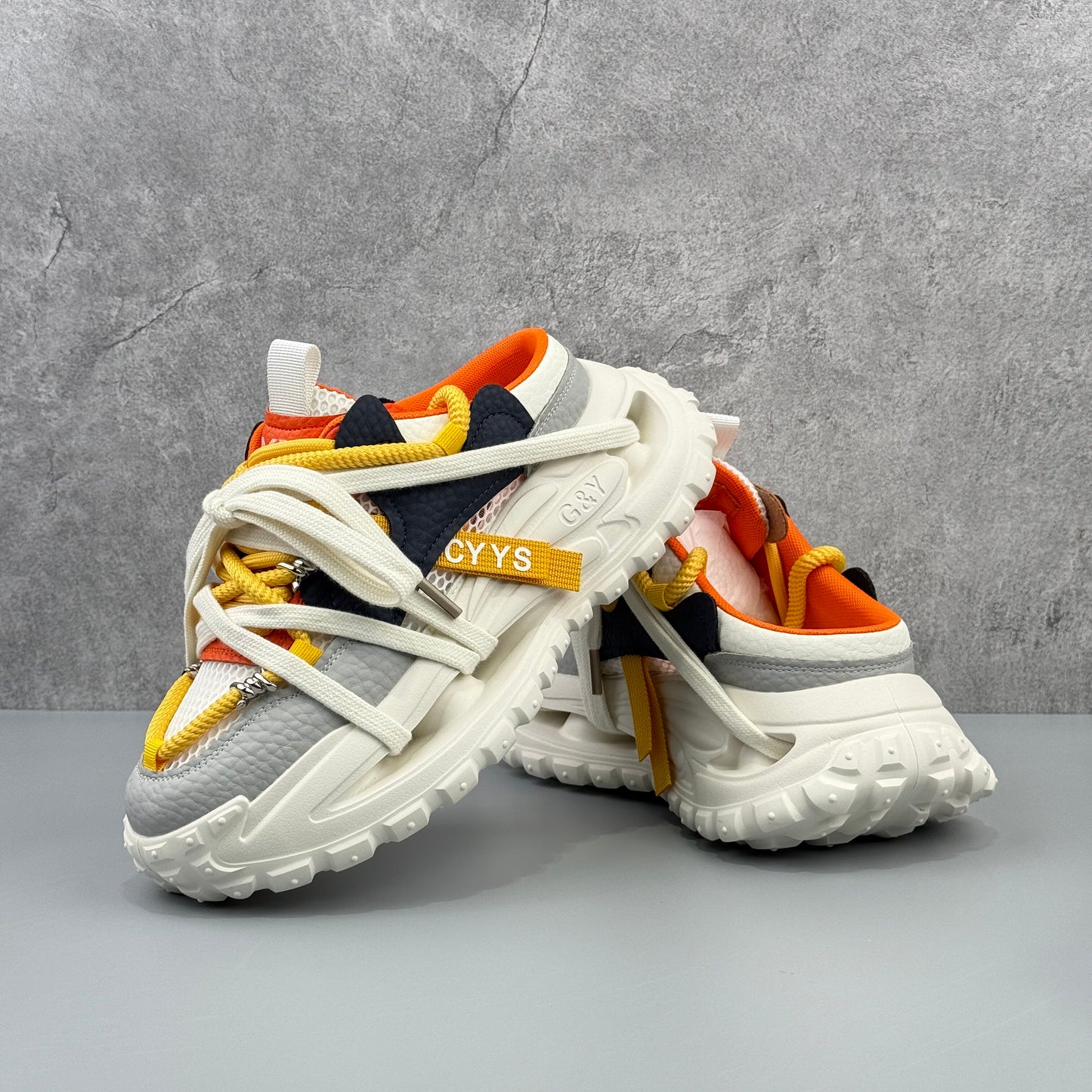 Hybriss Cross-Caged Chunky Dad Sneaker