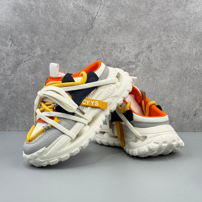 Hybriss Cross-Caged Chunky Dad Sneaker