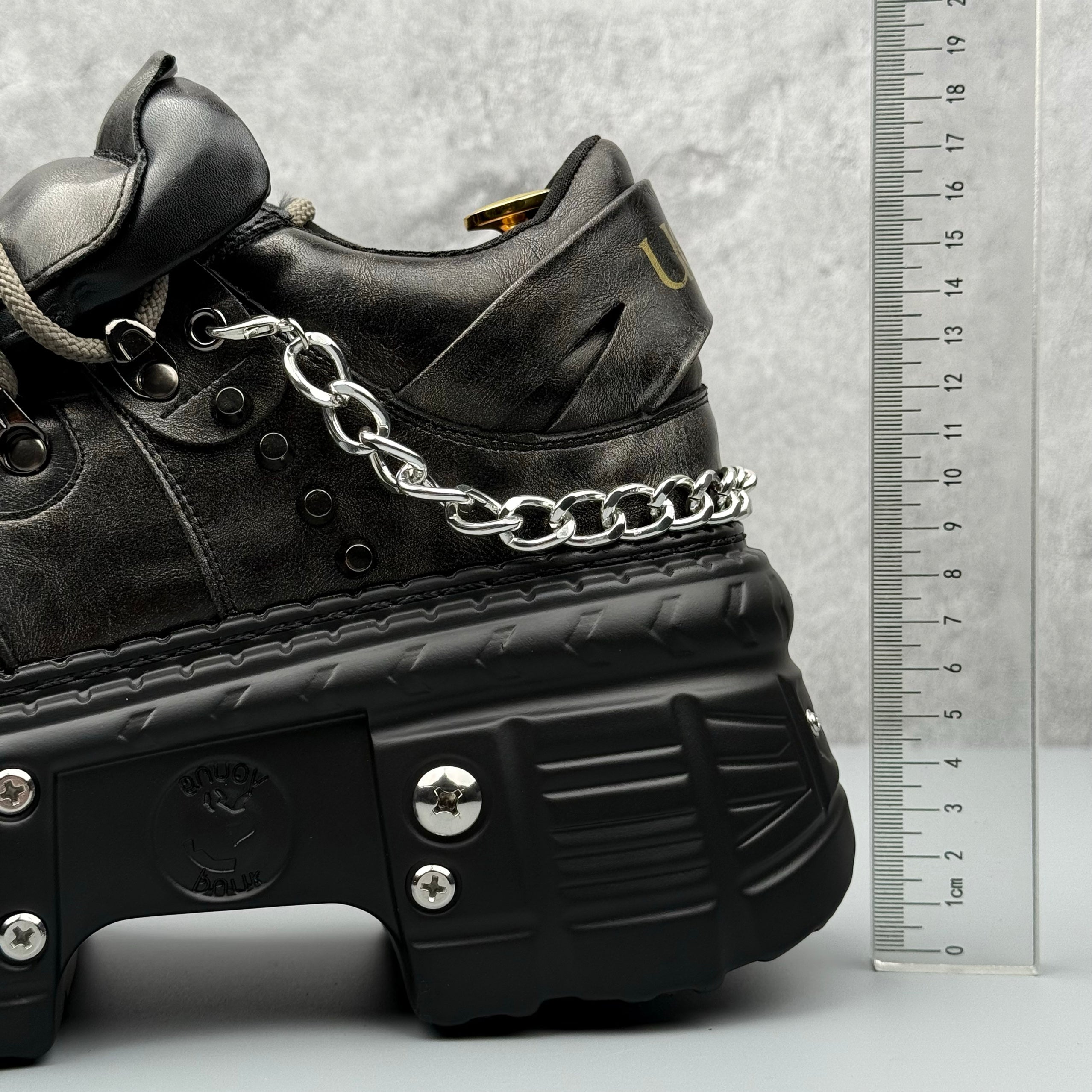 Hybriss Havoc Vintage Gray– Punk Daddy Shoes