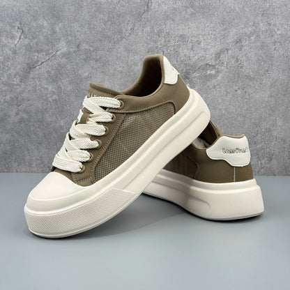 Hybriss Deconstructed Chunky Canvas Low-Top Sneaker