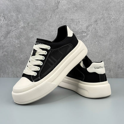 Hybriss Deconstructed Chunky Canvas Low-Top Sneaker