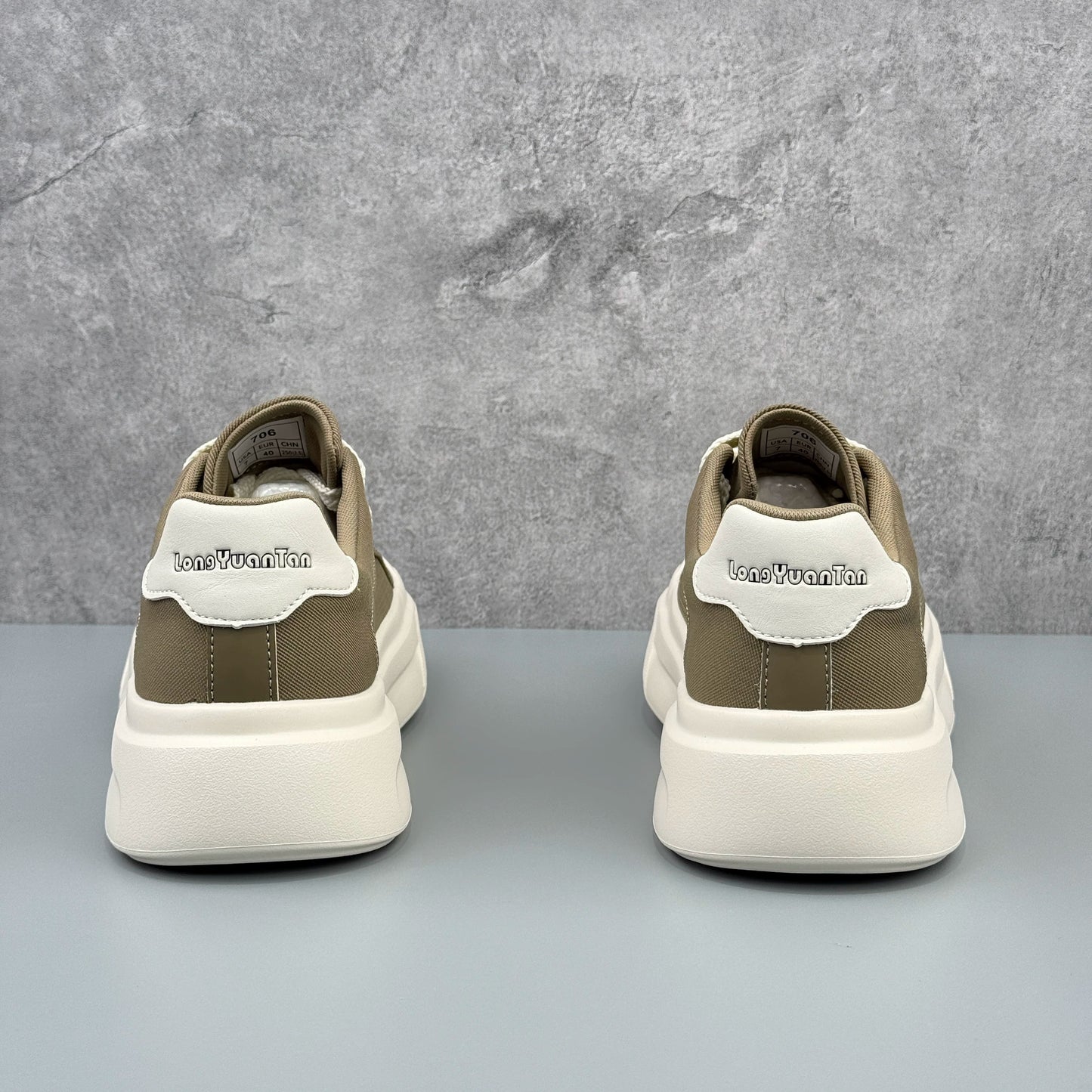 Hybriss Deconstructed Chunky Canvas Low-Top Sneaker